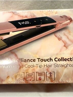Royale Brilliance Touch Collection Titanium Plate Cool-Tip Hair Straightener